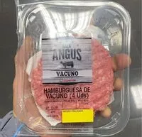 Mängden socker i Hamburguesa de vacuno