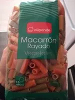 Mängden socker i Macarrón rayado vegetales