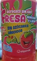 Mängden socker i Refresco sin gas sabor fresa, manzana y limon