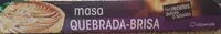 Mängden socker i Masa quebrada-brisa