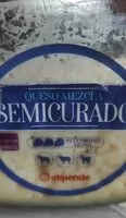 Mängden socker i Queso mezcla semicurado