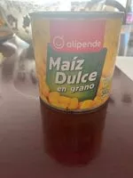 Mängden socker i Maíz dulce en grano