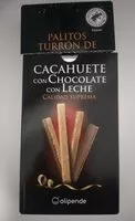 Mängden socker i Palitos de turrón de cacahuete con chocolate con leche