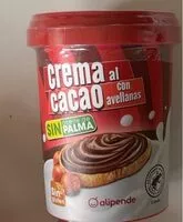 Mängden socker i Crema del cacao