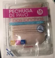 Mängden socker i Pechuga de pavo