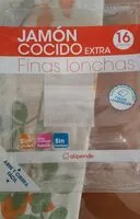 Mängden socker i Jamón Cocido Extra Finas lonchas