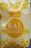 Mängden socker i Sal yodada