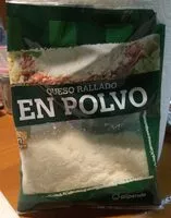 Mängden socker i Queso rallado en polvo