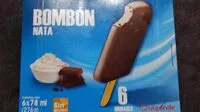 Mängden socker i Helado Bombón Nata