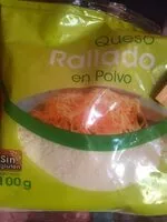 Mängden socker i Queso rallado en polvo