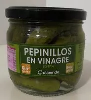 Mängden socker i Pepinillos en vinagre