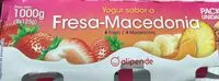 Mängden socker i Yogur sabor a fresa-macedonia