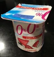Mängden socker i Yogur 0% con fresa