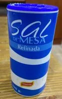 Mängden socker i Sal de mesa refinada