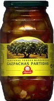 Mängden socker i Aceitunas Verdes Manzanilla Partidas Gazpacha