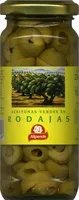 Mängden socker i Aceitunas verdes en rodajas
