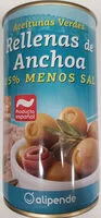 Mängden socker i Aceitunas verdes rellenas de anchoa