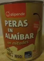 Mängden socker i Peras en almíbar