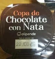 Mängden socker i Copa de chocolate con nata