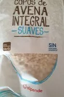 Mängden socker i Copos de avena integral suaves