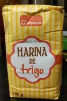 Mängden socker i Harina de trigo