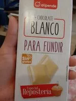 Mängden socker i Chocolate blanco para fundir