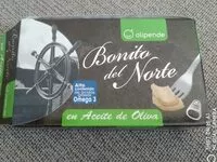 Mängden socker i Bonito del Norte en aceite de oliva
