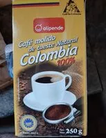 Mängden socker i Café molido natural Colombia