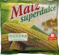 Mängden socker i Maiz superdulce