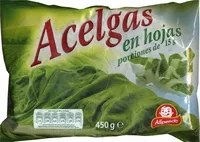 Mängden socker i Acelgas en hojas congeladas "Alipende"