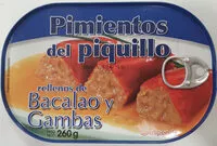 Mängden socker i Pimientos del piquillo rellenos de bacalao y gambas