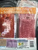 Mängden socker i Chorizo Vela extra + Salchichón Vela Extra