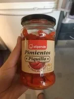 Mängden socker i Pimientos piquillo