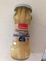 Mängden socker i Esparragos blancos