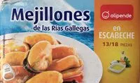 Mängden socker i Mejillones de las rías gallegas en escabeche