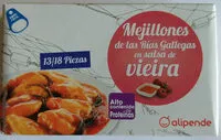 Mängden socker i Mejillones de las rías gallegas en salsa de vieira
