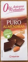 Mängden socker i Chocolate Puro Almendras