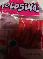 Mängden socker i Golosinas