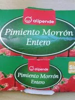 Mängden socker i Pimiento morrón entero