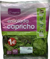 Mängden socker i Ensalada capricho