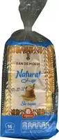 Mängden socker i Pan de molde Natural