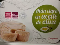 Mängden socker i Aún claro en aceite de oliva
