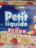 Mängden socker i Petit liquido con fresa y plátano