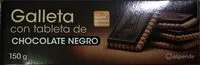 Mängden socker i Gallera con tableta de chocolate negro