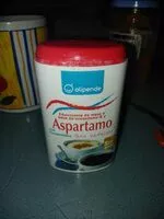 Mängden socker i Edulcorante de mesa a base de acesulfamo K y Aspartamo