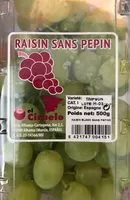 Mängden socker i Raisin sans pepin