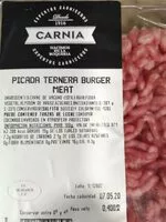 Mängden socker i Picada ternera burguer meat