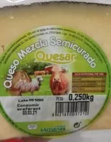 Mängden socker i Queso Mezcla Semicurado