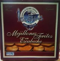 Mängden socker i Mejillones fritos en escabeche