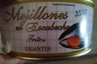 Mängden socker i Mejillones en escabeche fritos gigantes